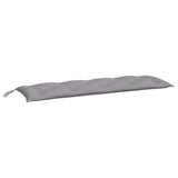 Vidaxl Garden Bench Cushions 2 St 150x50x7 cm tessuto Oxford grigio