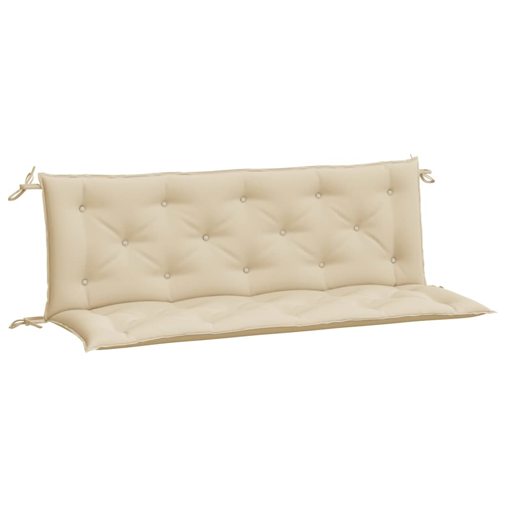 Vidaxx coussins de banc de jardin 2 pcs 150x50x7 cm tissu oxford beige