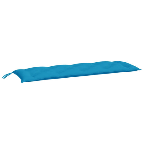 Vidaxx coussins de banc de jardin 2 pcs 150x50x7 cm tissu oxford bleu clair