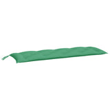 Vidaxx coussins de banc de jardin 2 pcs 150x50x7 cm tissu oxford vert