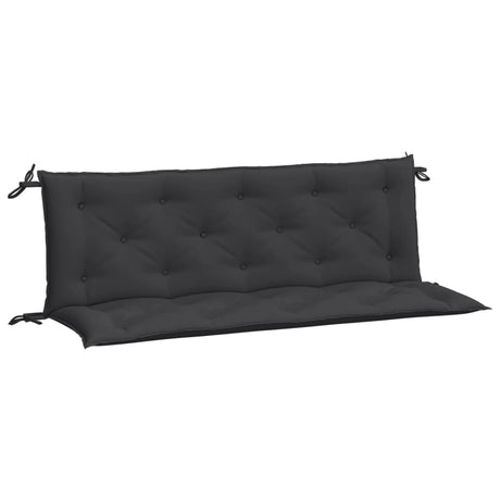 Vidaxx coussins de banc de jardin 2 pcs 150x50x7 cm tissu oxford noir