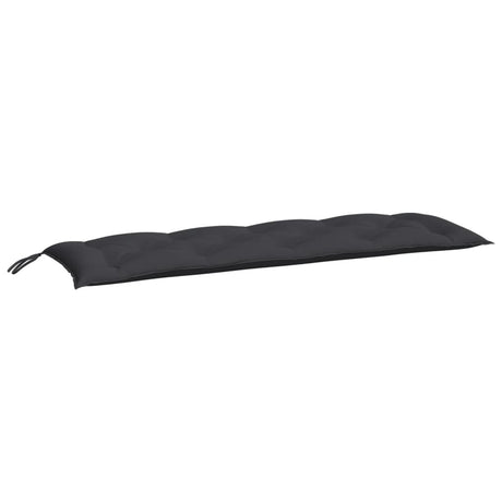 Vidaxx coussins de banc de jardin 2 pcs 150x50x7 cm tissu oxford noir