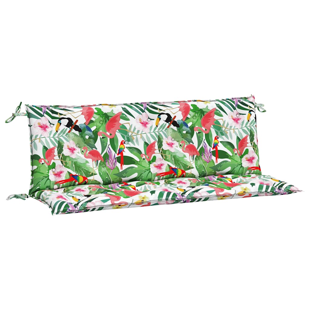 Vidaxx coussins de banc de jardin 2 pcs 150x50x7 cm tissu multicolore