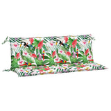 Vidaxx coussins de banc de jardin 2 pcs 150x50x7 cm tissu multicolore