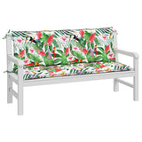 Vidaxl Garden Bench Puder 2 St 150x50x7 cm Stof Multi -farvet