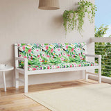 Vidaxx coussins de banc de jardin 2 pcs 150x50x7 cm tissu multicolore