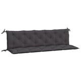 Vidaxx coussins de banc de jardin 2 pcs 180x50x7 cm tissu oxford anthracite