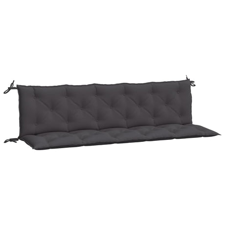 Vidaxx coussins de banc de jardin 2 pcs 180x50x7 cm tissu oxford anthracite