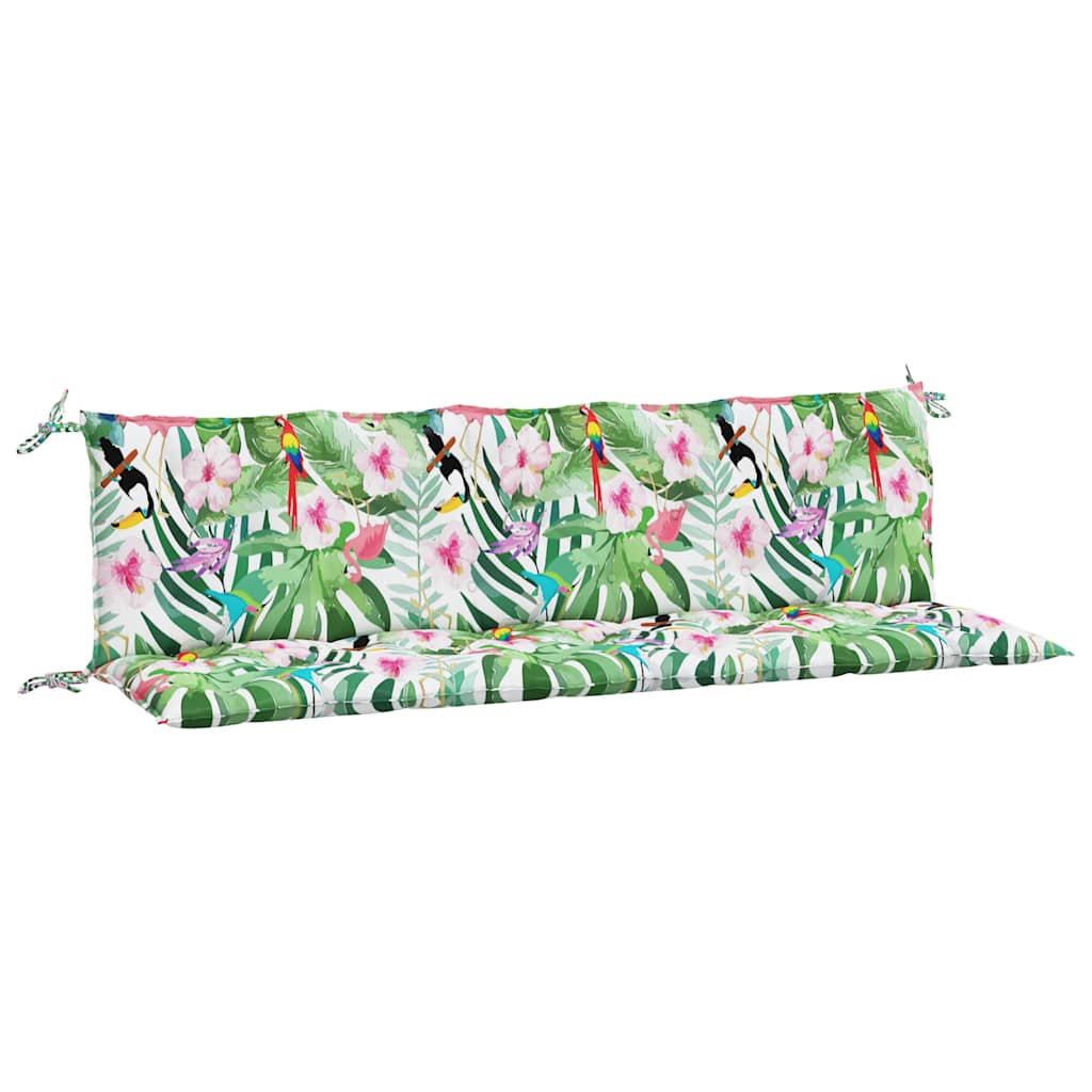 Vidaxl coussins de banc de jardin 2 pcs tissu oxford multicolore