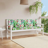 Vidaxl coussins de banc de jardin 2 pcs tissu oxford multicolore