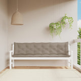 Vidaxl Garden Bench Puter 2 St. 200x50x7 CM Oxford Fabric Taupe