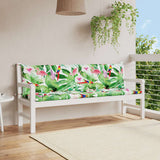 Vidaxx coussins de banc de jardin 2 pcs 200x50x7 cm tissu multicolore