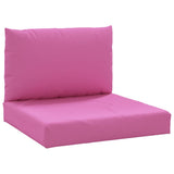 VidaXL coussins de palette 2 pcs tissu oxford rose