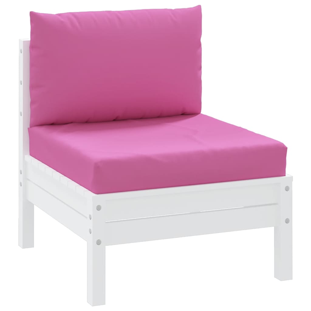 VidaXL coussins de palette 2 pcs tissu oxford rose