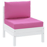 VidaXL coussins de palette 2 pcs tissu oxford rose