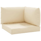 VidaXL coussins de palette 3 pcs tissu oxford beige