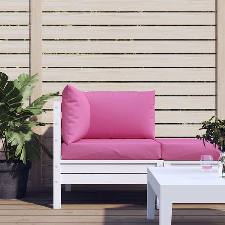 VidaXL coussins de palette 3 pcs tissu oxford rose