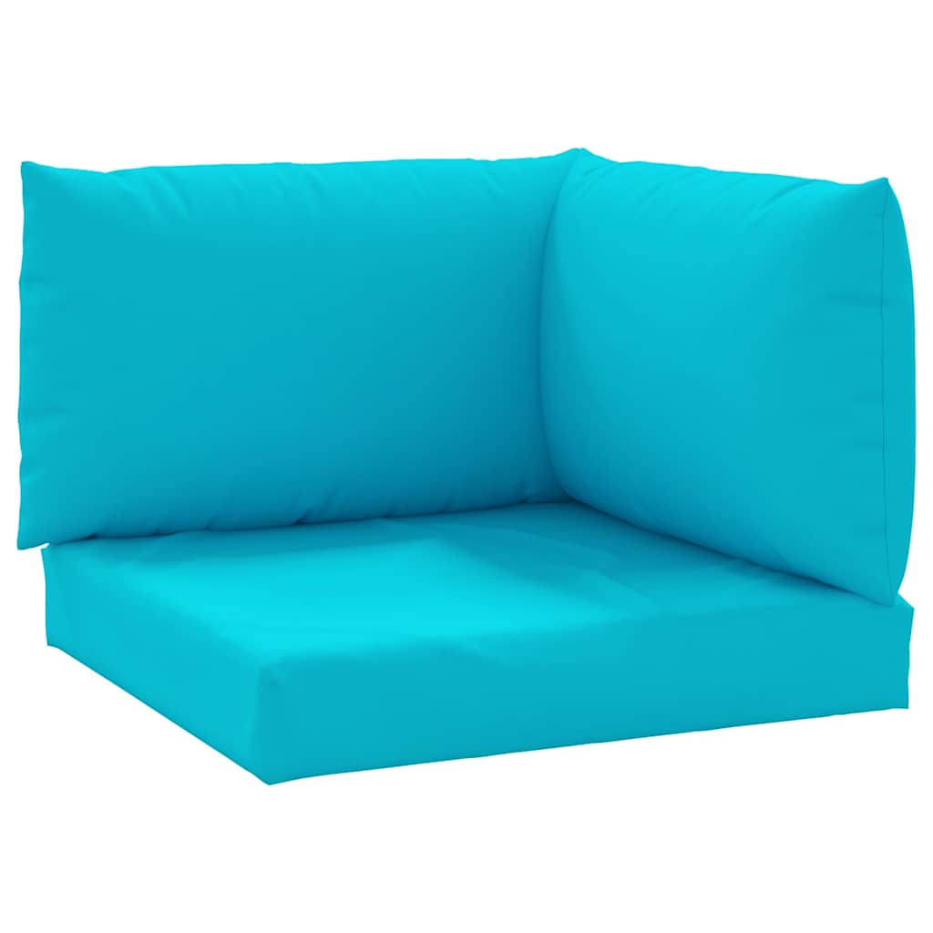 VidaXL coussins de palette 3 pcs tissu oxford turquoise