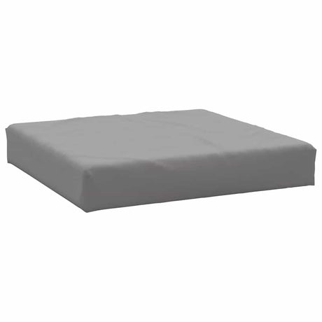 VidaXL coussin de palette 60x60x9,5 cm tissu oxford gris