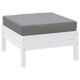 VidaXL coussin de palette 60x60x9,5 cm tissu oxford gris