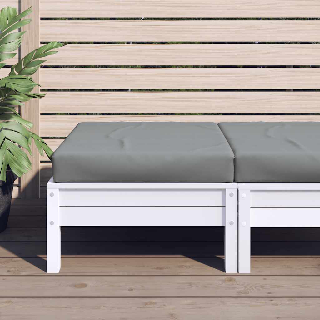 VidaXL coussin de palette 60x60x9,5 cm tissu oxford gris