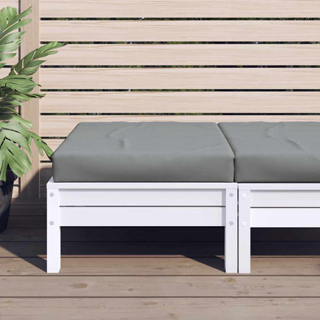 VidaXL coussin de palette 60x60x9,5 cm tissu oxford gris