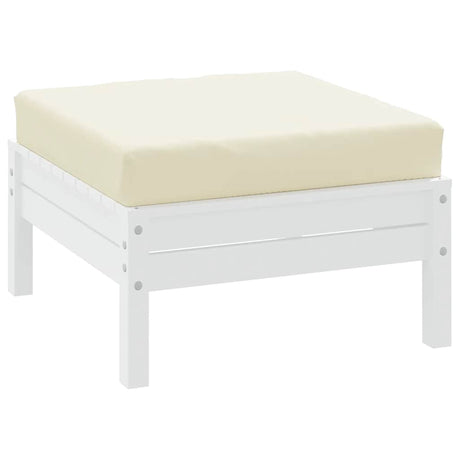 VidaXL coussin de palette 60x60x9,5 cm tissu oxford couleur crème