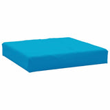 VidaXL coussin de palette 60x60x9,5 cm tissu oxford bleu clair