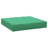 VidaXL coussin de palette 60x60x9,5 cm tissu oxford vert