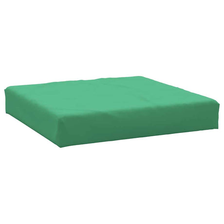 VidaXL coussin de palette 60x60x9,5 cm tissu oxford vert