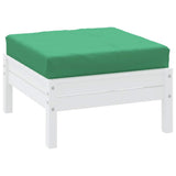 VidaXL coussin de palette 60x60x9,5 cm tissu oxford vert