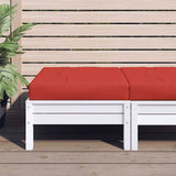 VidaXL coussin de palette 60x60x9,5 cm tissu oxford rouge