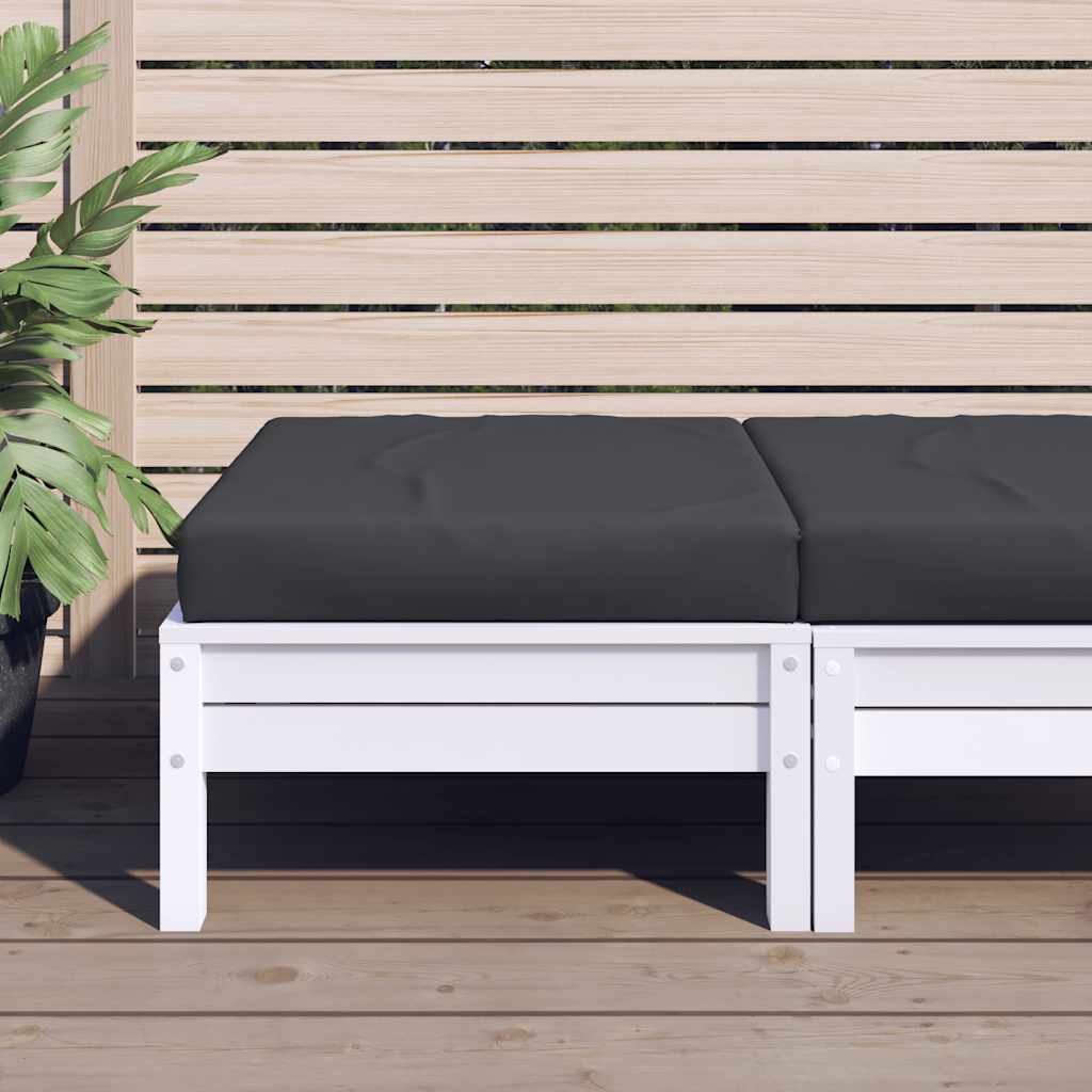 VidaXL coussin de palette 60x60x8 cm tissu oxford noir