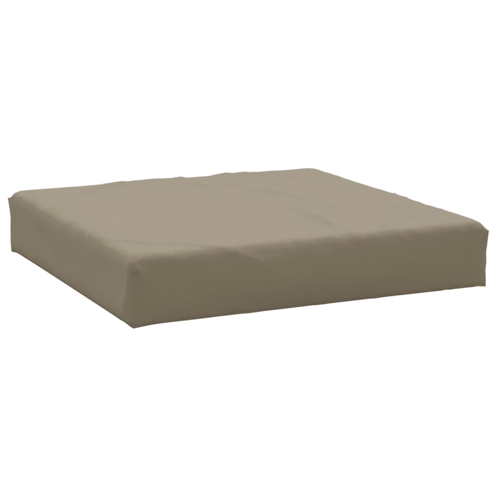 Vidaxl Pallet Pushion 60x60x8 cm Oxford Fabric Taupe