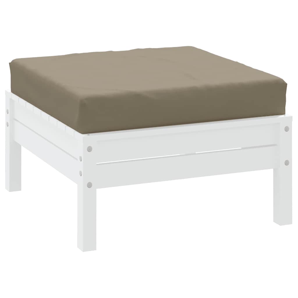 VidaXL pallet cushion 60x60x9.5 cm oxford fabric taupe