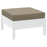 VidaXL pallet cushion 60x60x9.5 cm oxford fabric taupe