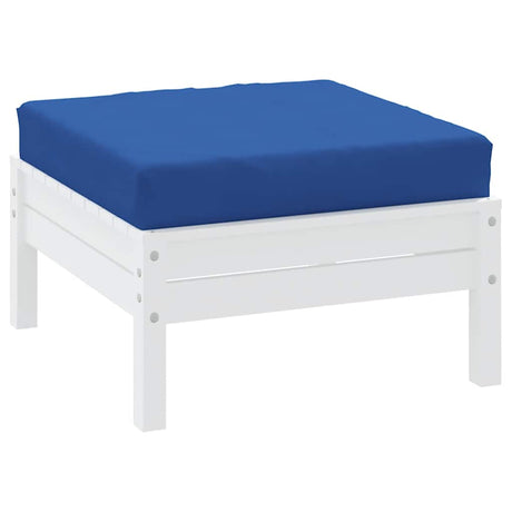 VidaXL coussin de palette 60x60x9,5 cm tissu oxford bleu