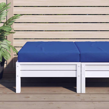 VidaXL coussin de palette 60x60x9,5 cm tissu oxford bleu