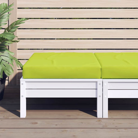 VidaXL coussin de palette 60x60x9,5 cm tissu oxford vert vif