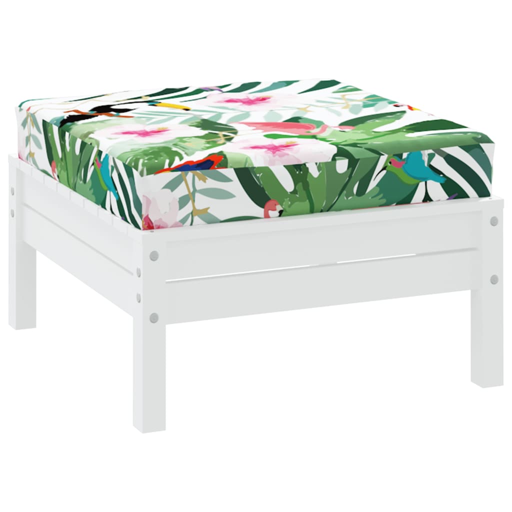 VidaXL coussin palette 60x60x8 cm tissu oxford multicolore