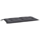 Vidaxx coussin de banc de jardin 110x50x7 cm tissu oxford anthracite