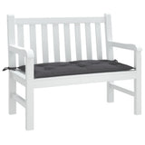 Vidaxx coussin de banc de jardin 110x50x7 cm tissu oxford anthracite