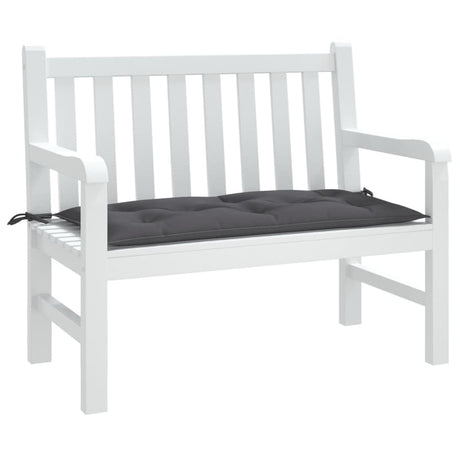 Vidaxx coussin de banc de jardin 110x50x7 cm tissu oxford anthracite