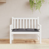 Vidaxx coussin de banc de jardin 110x50x7 cm tissu oxford anthracite