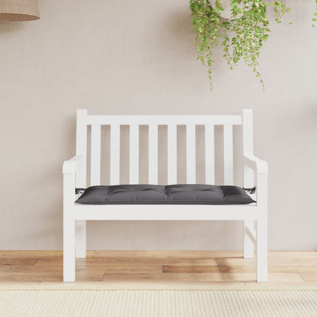 Vidaxx coussin de banc de jardin 110x50x7 cm tissu oxford anthracite