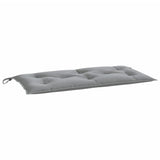 Vidaxl Garden Bench Cushion 110x50x7 cm Fassoso grigio