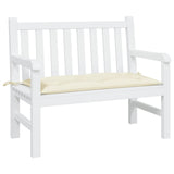 Vidaxl Garden Bench polštář 110x50x7 cm oxford tkanin crèmewit