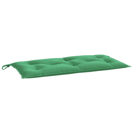Vidaxx coussin de banc de jardin 110x50x7 cm tissu oxford vert