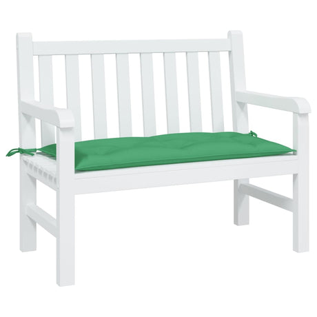 Vidaxx coussin de banc de jardin 110x50x7 cm tissu oxford vert