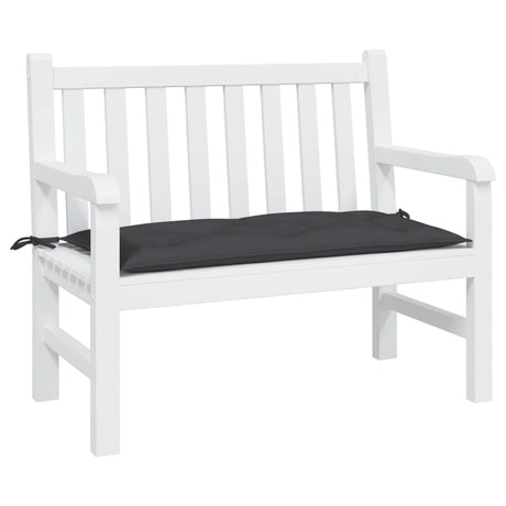 Vidaxx coussin de banc de jardin 110x50x7 cm tissu oxford noir